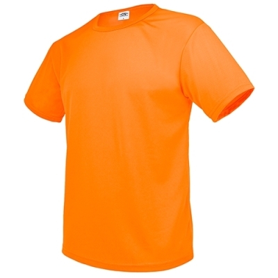 Camiseta de Poliéster en Color Naranja